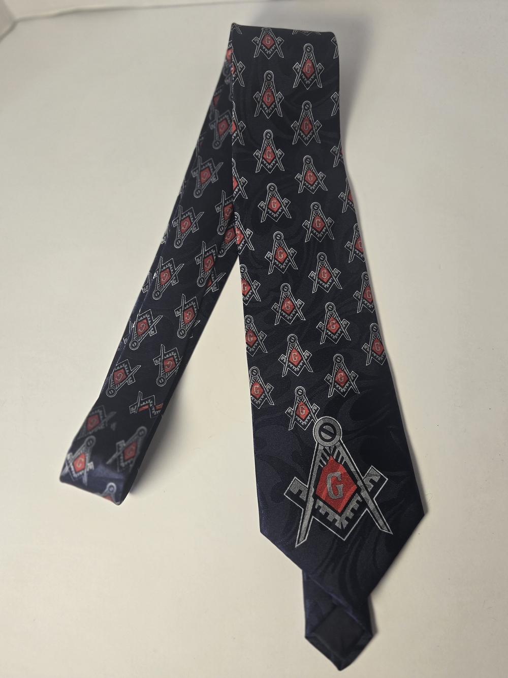 Steven Harris  Blue Men's Masonic Necktie Mason Neck Tie